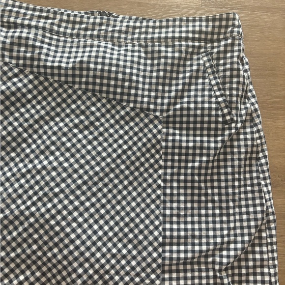 Size 14 Lady Hagen blue gingham athletic skirt gold skirt - Picture 3 of 7
